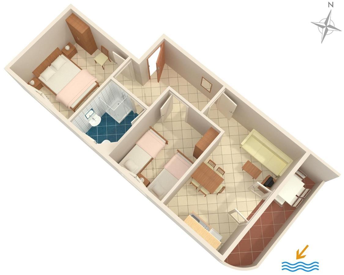 Apartments With A Parking Space Seget Vranjica, Trogir - 8507 מראה חיצוני תמונה