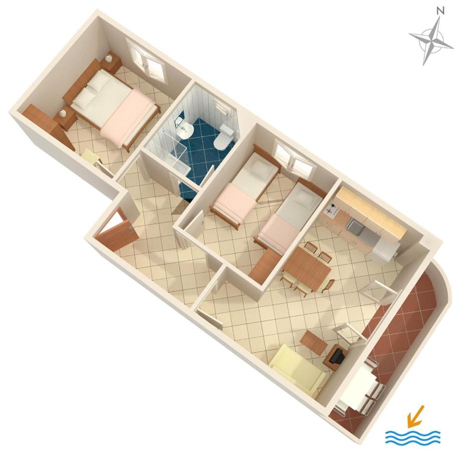 Apartments With A Parking Space Seget Vranjica, Trogir - 8507 מראה חיצוני תמונה